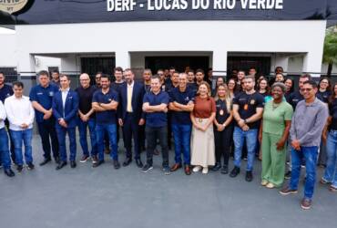Vereadores acompanham agenda do governador Mauro Mendes em Lucas do Rio Verde