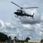 Trabalhadores sofrem choque elétrico e são resgatados de helicóptero em Sorriso