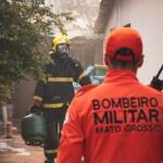 Incêndio atinge residência e provoca danos materiais em Lucas do Rio Verde