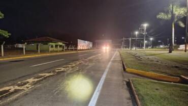Derramamento de óleo oferece risco próximo ao viaduto de Lucas do Rio Verde