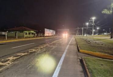 Derramamento de óleo oferece risco próximo ao viaduto de Lucas do Rio Verde