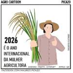 Agro Cartoon: 2026 é o Ano Internacional da Mulher Agricultora