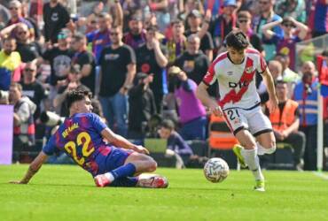 Lance de Barcelona x Rayo Vallecano. Imagem: Divulgação Rayo Vallecano