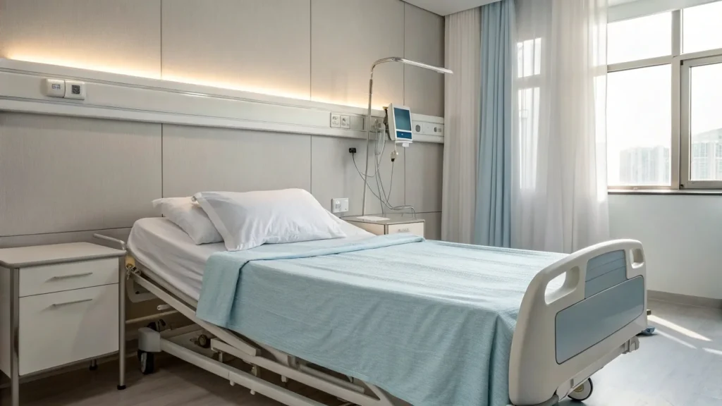 Foto de cama de hospital