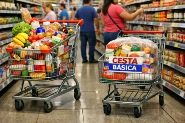 Cesta básica dispara em Cuiabá e atinge R$ 826, maior média em 2026