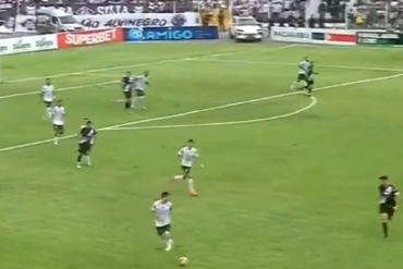Lance do jogo entre Luverdense x Mixto. Imagem: Reprodução