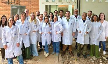 Foto dos funcionários do laboratório - Crédito: Sema-MT