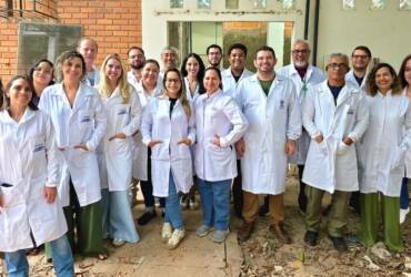 Foto dos funcionários do laboratório - Crédito: Sema-MT