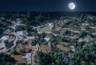 A Terra Indígena Sete de Setembro, em Rondolândia (entre RO e MT), há anos sofre com o avanço do garimpo ilegal