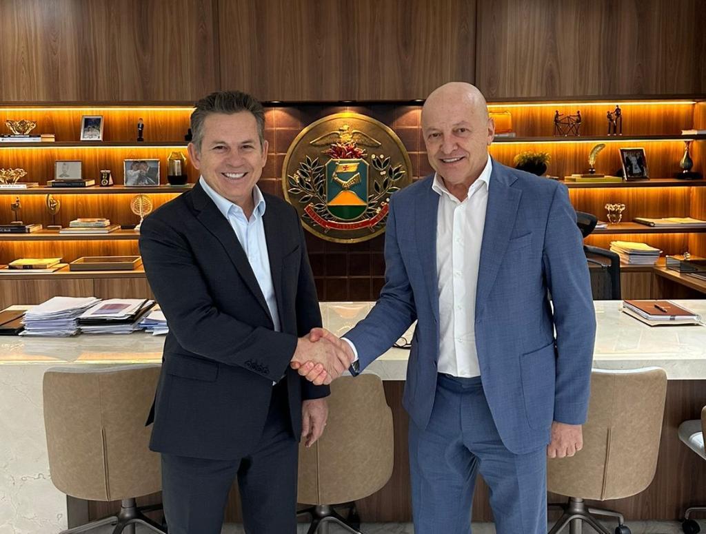 Governador Mauro Mendes e vice Otaviano Pivetta