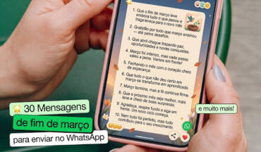 30 mensagens de fim de março para enviar no WhatsApp