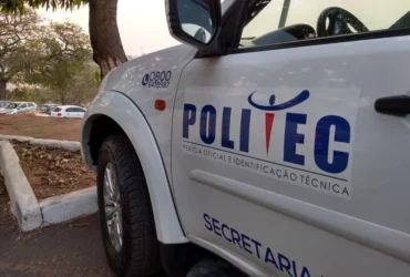 Foto lateral de veículo da politec de MT