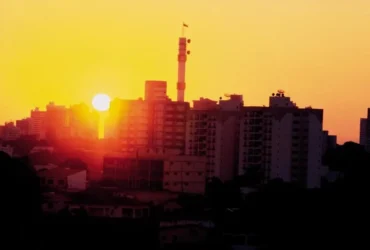 Pôr do sol em Cuiabá