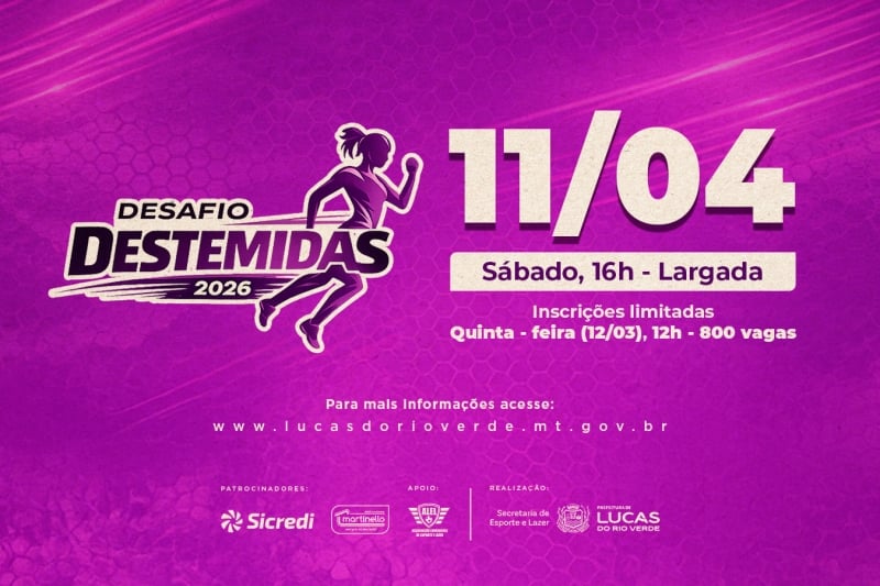 Destemidas 2026: corrida com obstáculos para mulheres abre inscrições nesta quinta-feira (12)