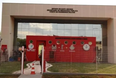 Foto da sede do corpo de bombeiros