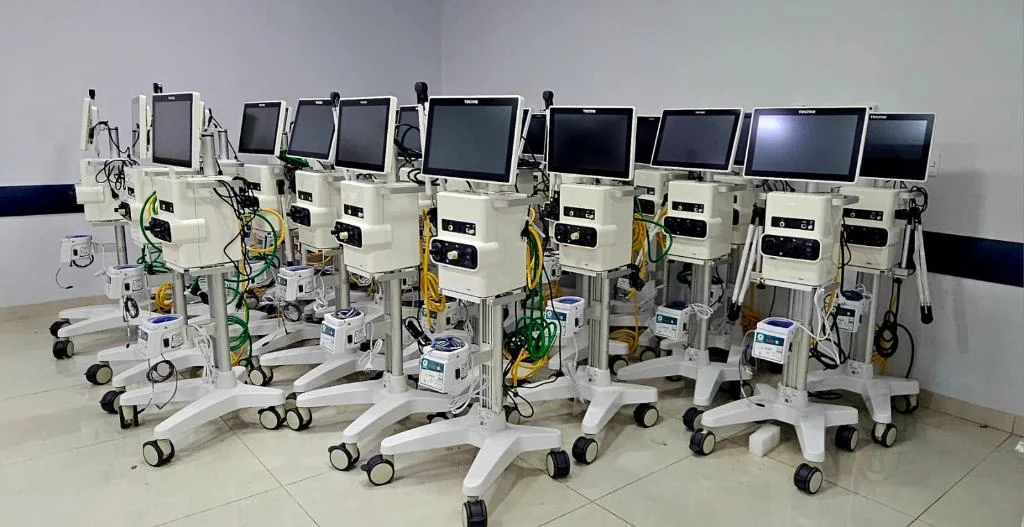 Equipamentos do hospital de sorriso fornecidos pela SES-MT