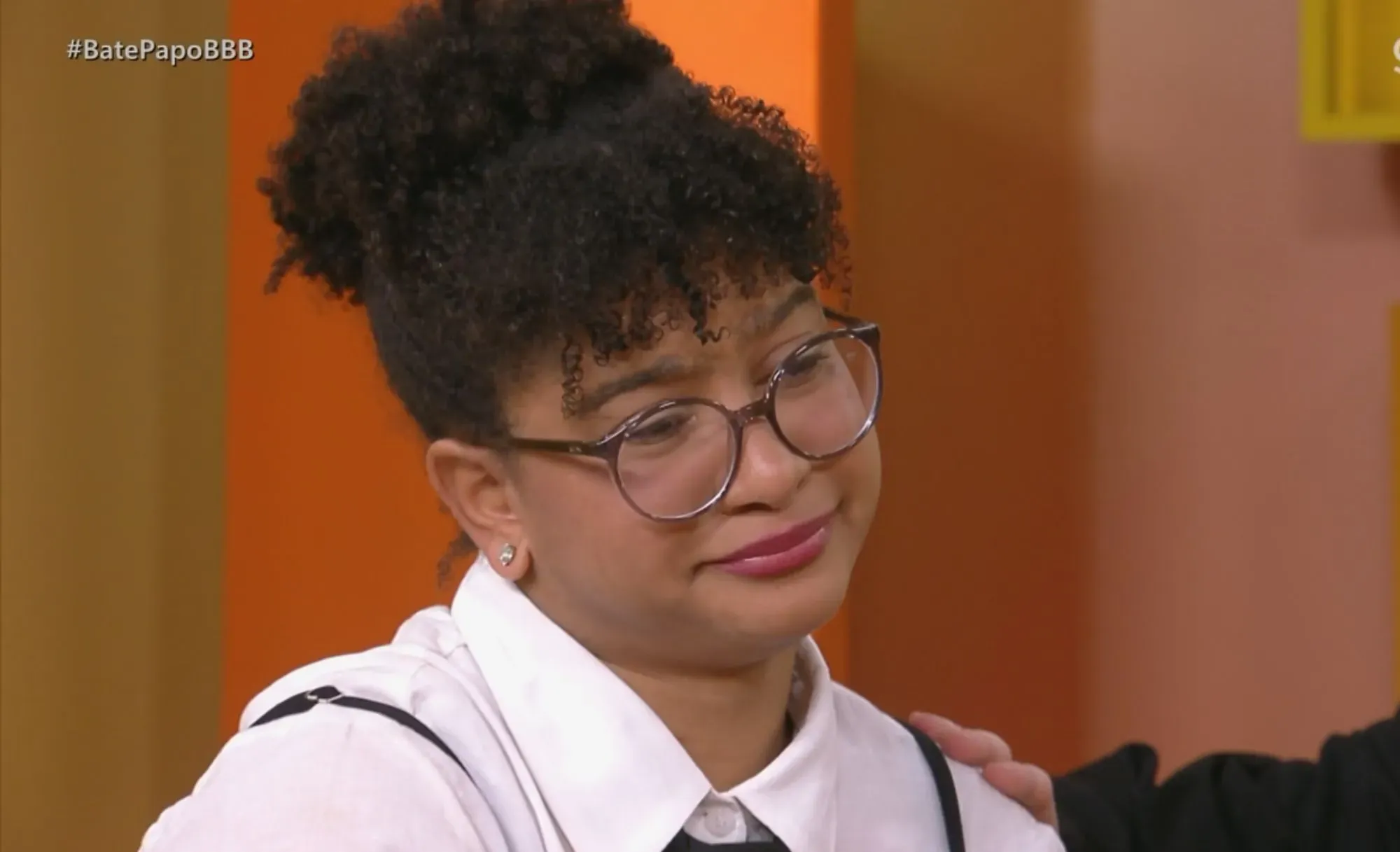 BBB26: Milena se emociona com recado de Gil do Vigor ao vivo