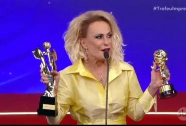 Ana Maria Braga é homenageada no Troféu Imprensa 2026