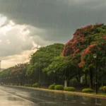 Juína tem sexta nublada e abafada em 10/04/2026