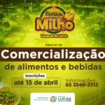 5ª Festa do Milho: inscrições para comercialização de alimentos e bebidas seguem até o dia 15 de abril