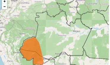 Alerta de chuvas intensas coloca cidades do Acre em risco nesta terça-feira (14)