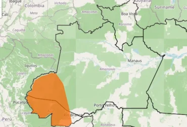 Alerta de chuvas intensas coloca cidades do Acre em risco nesta terça-feira (14)