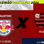 Flamengo enfrenta RB Bragantino com transmissão da Rádio Nacional nesta quinta-feira (2)