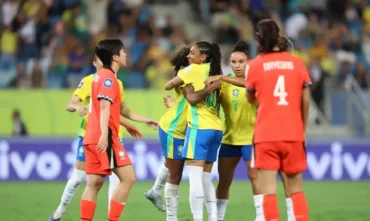 Kerolin brilha e Brasil goleia a Coreia do Sul no Fifa Series