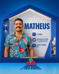 Casa do Patrão apresenta Matheus, marido de aluguel confirmado no reality