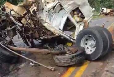 Mecânico morre em grave colisão entre caminhões na MT-010/449 entre Lucas do Rio Verde e Tapurah
