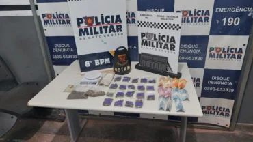 Rotam apreende drogas e prende suspeito em Cáceres