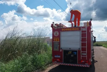 Bombeiros em Confresa combatem incêndio e vazamento de gás