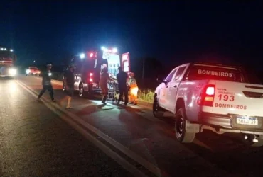 Acidente na BR-163 deixa jovem em estado grave em Matupá