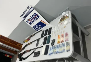 Cavalaria da PM prende três por tráfico e armas em Matupá