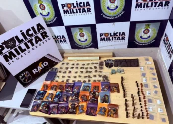 Companhia Raio prende suspeitos de tráfico drogas em Cuiabá