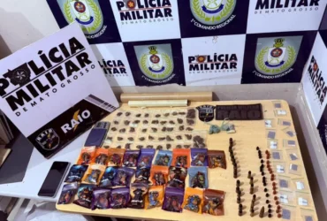 Companhia Raio prende suspeitos de tráfico drogas em Cuiabá