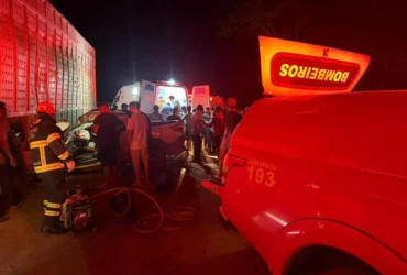 Acidentes de trânsito em rodovias mobilizam bombeiros em MT