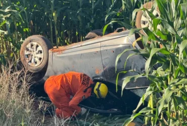 Bombeiros atendem capotamento de família e colisões em Água Boa e Lucas do Rio Verde