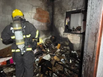 Incêndio em residência mobiliza bombeiros em Lucas do Rio Verde