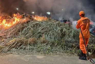 Incêndio MT mobiliza bombeiros em Confresa e Juara