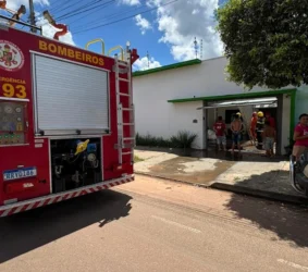 Incêndio em usina fotovoltaica mobiliza bombeiros em Sinop