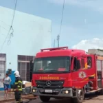 Corpo de Bombeiros controla princípio de incêndio em loja de eletrônicos em Cáceres