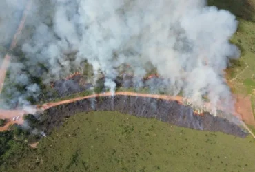 Queima prescrita em Chapada dos Guimarães começa para evitar incêndios
