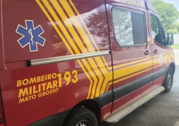 Ambulância do corpo de bombeiros militar usada para resgates e acidentes
