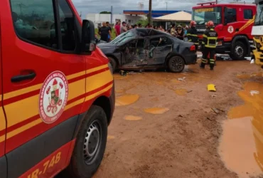 Acidente na MT-140 em Sinop deixa feridos e mobiliza bombeiros
