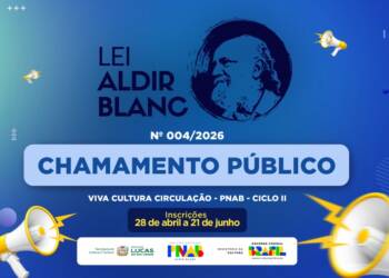 Cultura lança edital com recursos da Política Nacional Aldir Blanc para projetos de Lucas do Rio Verde