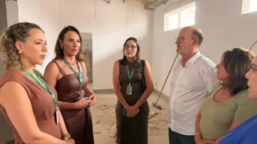 Vistoria em obra do CAPS