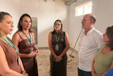 Vistoria em obra do CAPS