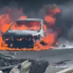 Explosão de carreta com gás deixa mortos e provoca caos na Via Dutra em Barra Mansa (RJ)