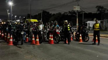 Lei Seca Motos em Cuiabá: operação remove veículos e autua condutores
